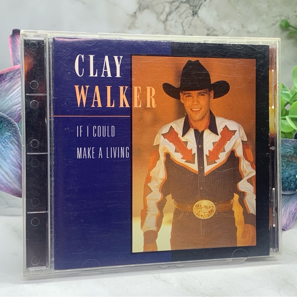 💿 Clay Walker If I Could Make A Living • CD • Giant Records 1994 • 4/22